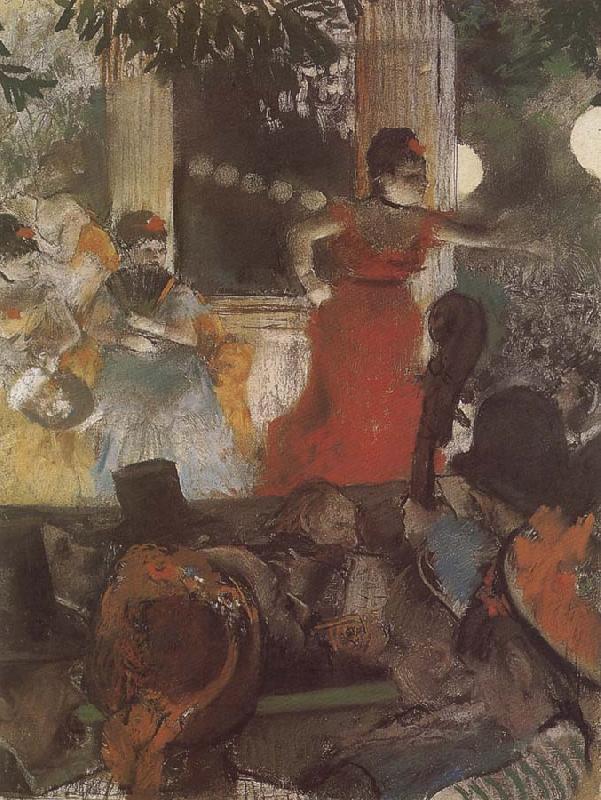 Edgar Degas The Concert in the cafe oil painting picture
